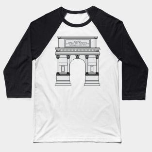 Arch of Titus (silver) Baseball T-Shirt